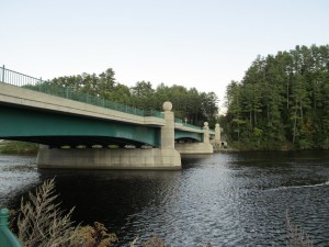 Ledyard Bridge over Connecticut River at Hanover, NH leading into Appalachian Trail