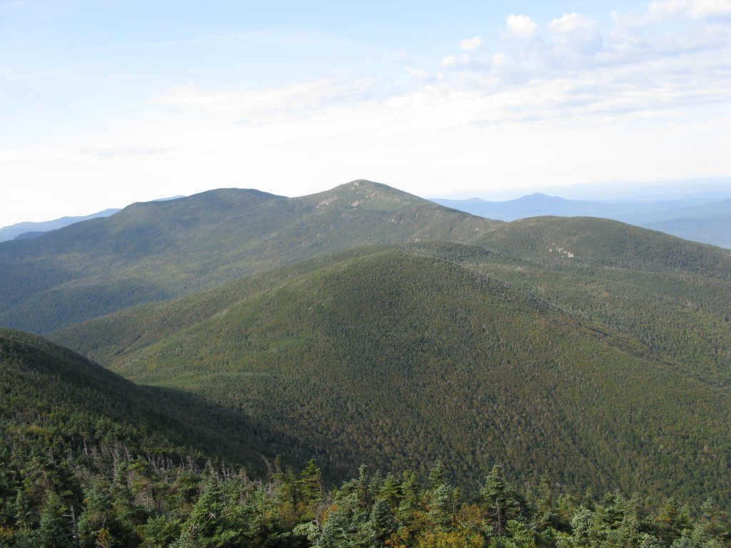 North and South Kinsman from Cannon Mountain, part of Appalachian Trail
