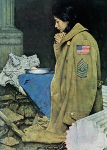 Refugee Thanksgiving by Rockwell